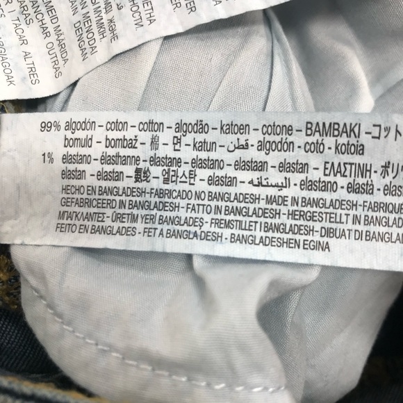 Zara Midrise Skinny Jean & American Eagle Soft Knit Distressed Mom Jean size 4 - Picture 14 of 14